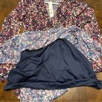 AQUA NWT Brand Floral Wrap Dress in Pink and Navy Size M Photo 7