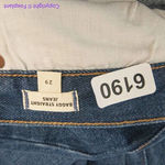 Madewell NEW  Baggy Straight Jeans in Dark Worn Indigo Wash,‎ 29 Photo 13