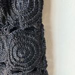 NEW Simon Miller Dress Beep Beep Fringe Black Crochet Halter Maxi Dress Size M Size M Photo 10