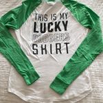 Victoria's Secret Pink Tshirt Dodgers Baseball Lucky Shirt Photo 0