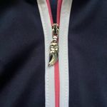 Sport Haley Navy Blue White Piping Sleeveless Quarter Zip Golf Tennis Top Size M Size M Photo 2