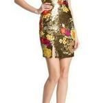 Nicole Miller  Flora Fauna Sequin Embellished Embroidery Mini Dress Photo 0