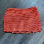 Urban Outfitters  Micro Mini Skirt Neon Orange Purple XS Stretchy Photo 1