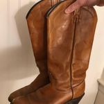 Leather Boots Brown Size 8.5 Photo 0