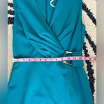 Calvin Klein Pre-Loved Dress Teal with Gold Buckle. Size 2 Photo 7