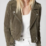 BLANK NYC  HERB MOTO LEATHER JACKET COLOR HERB Size XS NWT Photo 0