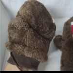 Brown Furry Monster Mittens Photo 2