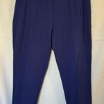 Investments  Signature Pointe Blue Depths Ankle Pull-on Pants 1X Photo 0