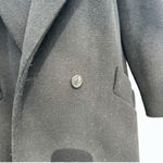 Vintage 70s/80s Karen Wool Cashmere Black Trench Coat ILGWU Union Made USA L Size L Photo 5