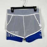 LF The Brand Mesh Fishnet Layered Shorts Size M Photo 0