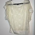 Love j Short sleeve sheer lace round neck blouse Photo 2