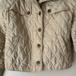 Lilly Pulitzer Beige Quilted Jacket Size XS Photo 4