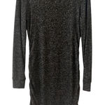 Athleta  sweater dress heathered gray & black Small Photo 0