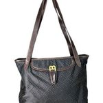 Bally Vintage Shoulder Bag Tote Gold Brown Leather Photo 0