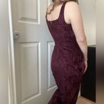 Gunne Sax Jessica McClintock  Vintage Velvet Textured Boho Witchcore Maxi‎ Dress Photo 1