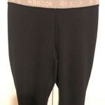 Reebok  Women’s Activewear Leggings Size Large Black Athletic Workout Running Photo 2