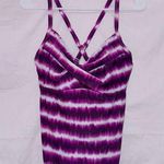 Athleta Del Mar Twister Tie Dye Adjustable Tankini Swim Top size 40 B/C Photo 0