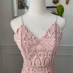 J.O.A. Ballet Blush Pink Crochet Lace Dress XS Photo 2