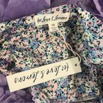 For Love & Lemons NEW NWT Villegas Bodysuit Sheer Floral Midi Dress In Purple Photo 9