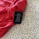 Catherine Malandrino  Women's M Tulip Sleeve Tee Shirt Rose Red Elevated Basic Photo 4