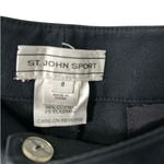 St. John Sport Women’s Navy Bermuda Shorts Mid-Thigh Classic Fit Photo 2