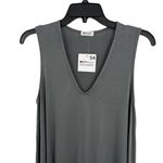 LA Made  Green V Neck Dress Sleeveless Small New Photo 1