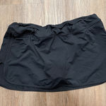 Athleta  Black Athletic Skirt Shorts Built-in Liner Women's XL Photo 0