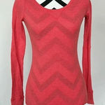 Arizona Jeans  Waffle Long Sleeve Top Sz XS Photo 0