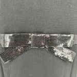 Kate Spade Bow Waist Ponte Dress Black Knee Length Long Sleeve Size Large Photo 6