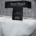 White House | Black Market Light/Dark Gray Crosshatch Pencil Skirt NWOT Size 4 Photo 8