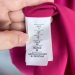 N/NICHOLAS Crepe Flare Mini Dress Hot Pink V Neck Long Sleeve Size 4 NWT Photo 6