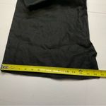 Willi Smith  Black Linen Wide Leg Pants Side Zip Sz 8 Photo 6