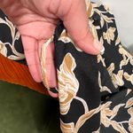 Anthropologie Maison Du Soir Kimono Robe Floral Black Size L/XL Photo 7