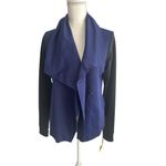 Alala  Navy Blue Black Drape Jacket Size Medium NEW NWT Photo 3