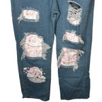 Christmas‎ Distressed Jeans Pink Size 28 Photo 1