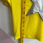 Yellow Mesh Star Top, Y2K, Rave, Festival, Clubwear, Cybercore, Small, Indie Photo 3