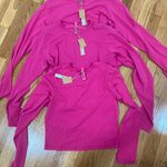 SKIMS NWT Cropped Long Sleeve T-Shirt Top AP-LGS-1370 Raspberry Size 2X Photo 6