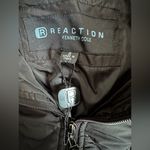 Kenneth Cole Reaction Black Quilted Down Zip Up Jacket Photo 6