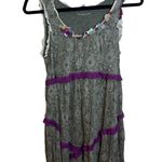 Odd Molly Funky Eclectic Floral Embroidered Mini Tunic Dress Photo 0