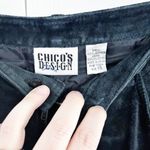 Chico's Vintage  Southwestern Black Suede Pants Photo 3