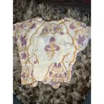 Free People Linen Tie Front Top Sz XS Photo 2