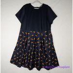 Anthropologie Hutch shoe high heel print scuba dress, size 1X Photo 3