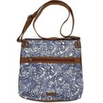 Sakroots Navy Blue Spirit Desert Floral Crossbody Trip Bag Photo 0