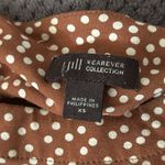 J.Jill Wearever Cinnamon Brown Dot A-Line T-Shirt Dress Size XS Photo 6