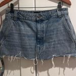 KHAITE  Micro Mini Denim Jean Skirt Photo 0