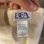 BFA Classics Vintage Quilted Sleeveless Sweater Vest Size Large White Photo 3