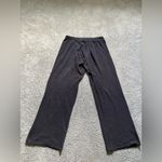 Victoria's Secret Victoria’s Secret Pink Black Wide Leg Sweatpants Size M Drawstring Loungewear Photo 8