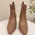 Kaanas Hague Cowboy Leather Bootie in Honey NWOT Size 6M Tan Photo 0