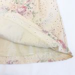 Anthropologie Solitaire X  Flora Eyelet Belted Button Front Shirt Dress Boho Photo 11