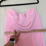 House Of CB  Adrienne Pink Quartz Strapless Gown‎ NWOT size L A-C Photo 5